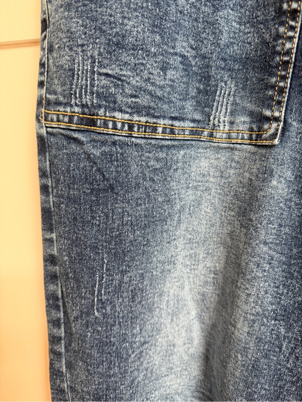 Metietila Pull On Distressed Blue Jeans NWT - Picture 4 of 11